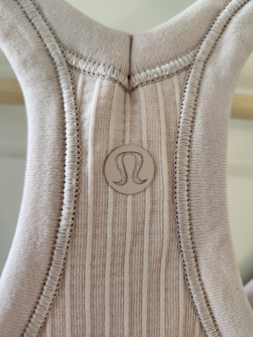 NWT Lululemon Ebb to Street Ribbed Tank Top Pink Lavender Size 8 - Picture 5 of 5